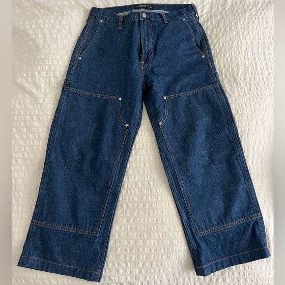 Men’s A&F Baggy Workwear Jeans - Picture 3 of 12